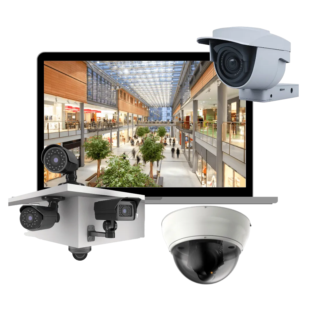 Commercial AI surveillance installation DFW