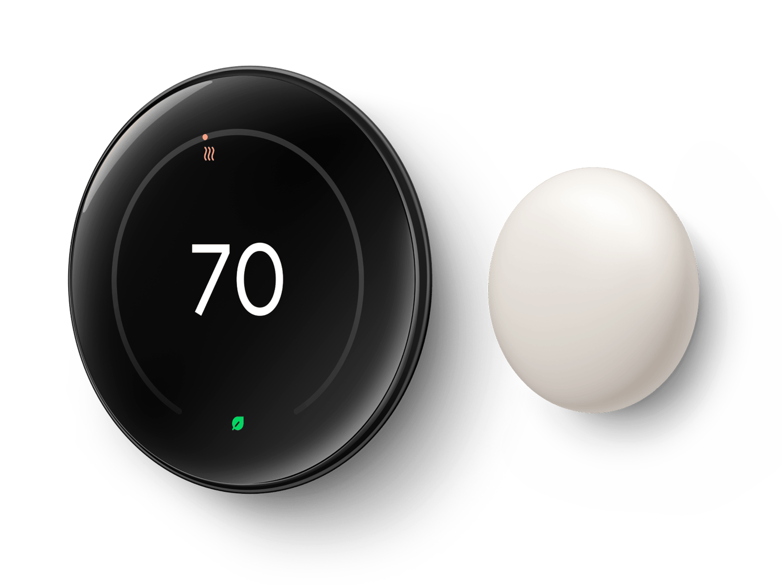 Google Nest Learning Thermostat and temperature sensor for a connected DFW home