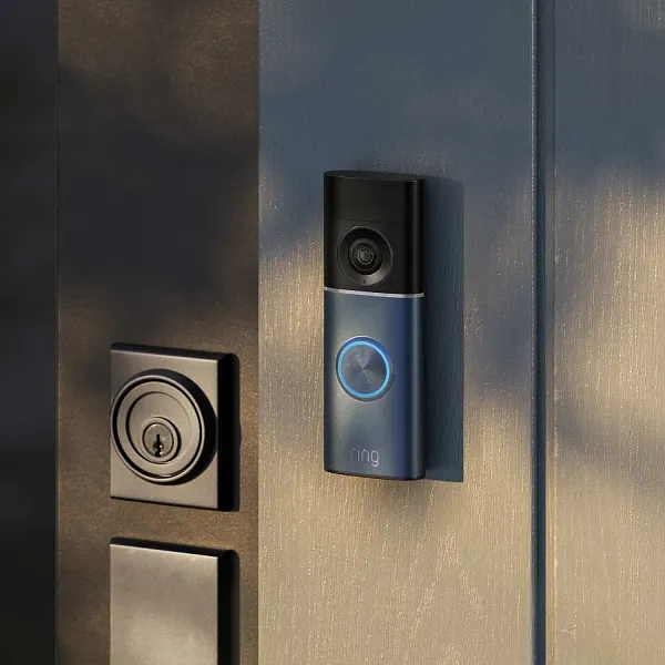 Ring Wired Doorbell Pro installed at a residential front door